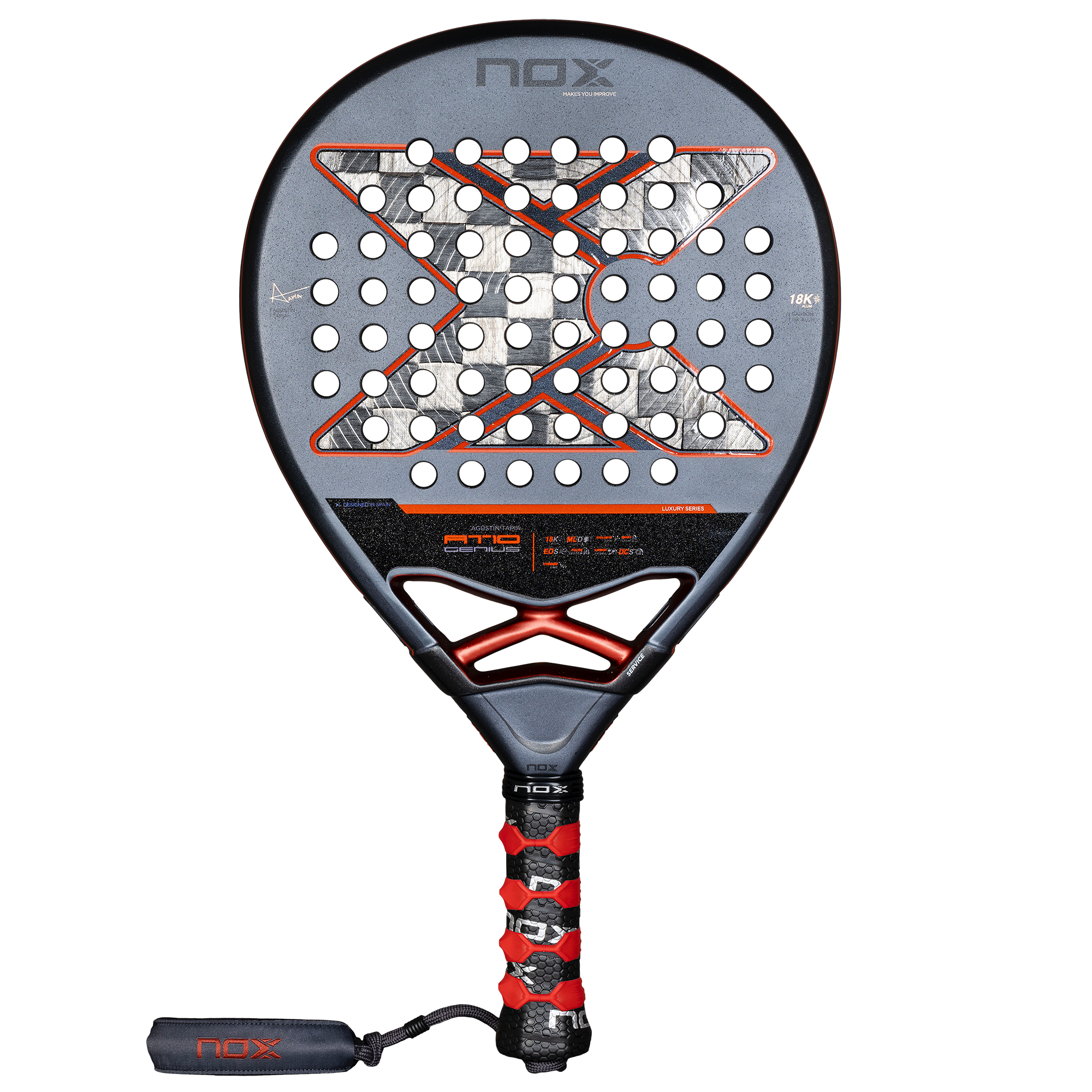 NOX AT10 GENIUS 18K ALUM RACKET BY AGUSTIN TAPIA 2025