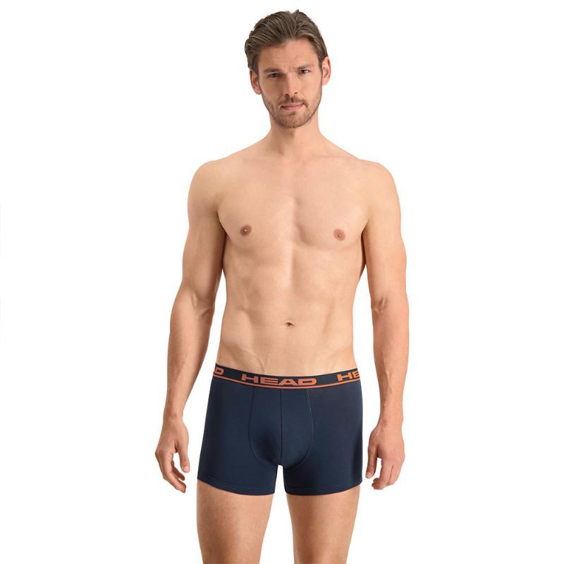 Head Basic Marine Orange Boxershorts 2 Stück