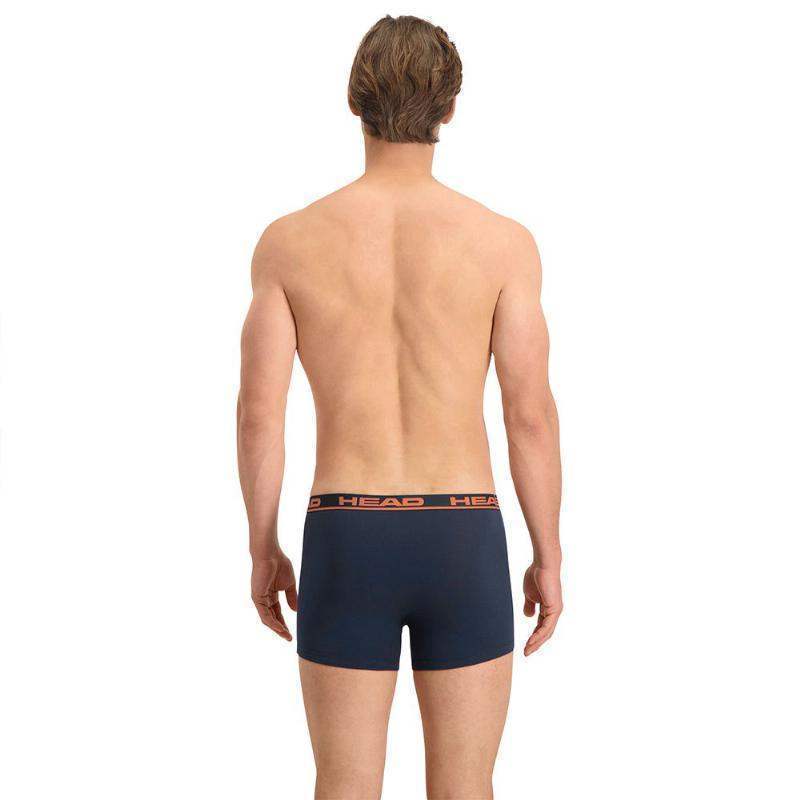 Head Basic Marine Orange Boxershorts 2 Stück