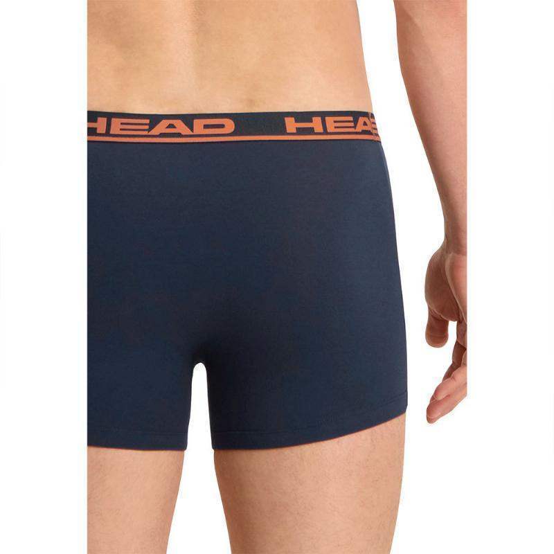 Head Basic Marine Orange Boxershorts 2 Stück