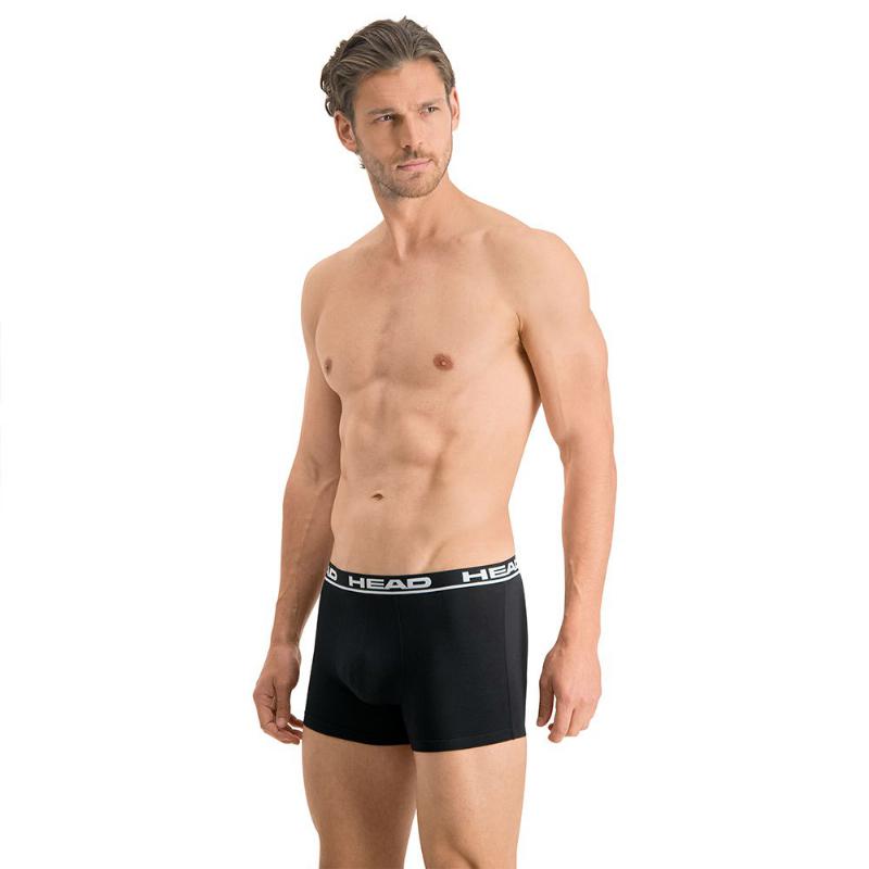 Head Basic Boxershorts schwarz 2 Stück