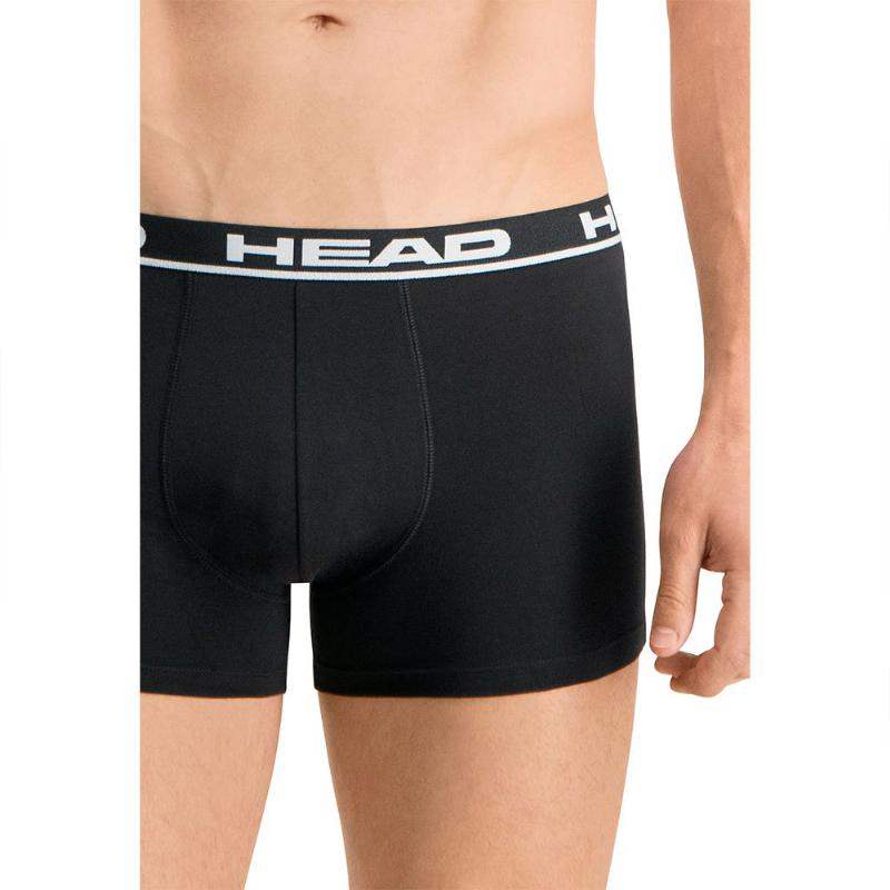 Head Basic Boxershorts schwarz 2 Stück