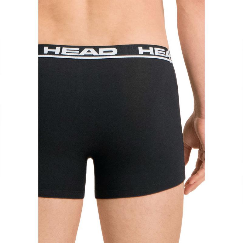 Head Basic Boxershorts schwarz 2 Stück