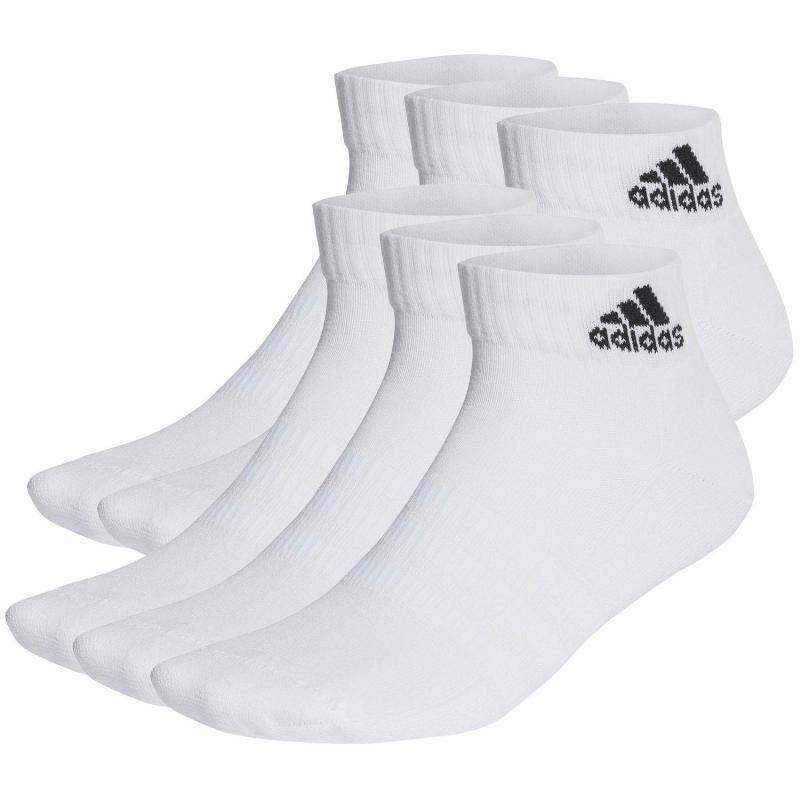 Adidas Cushioned Knöchelsocken Weiß 6 Paar