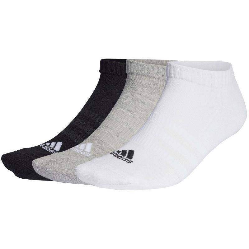 Adidas Knöchelsocken SPW Gepolstert Schwarz Weiß Grau 3 Paar