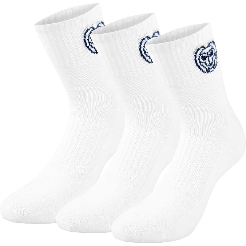 Bidi Badu Anchor Knöchelsocken Weiß 3er Pack