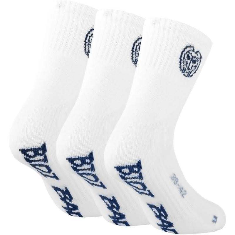 Bidi Badu Anchor Knöchelsocken Weiß 3er Pack