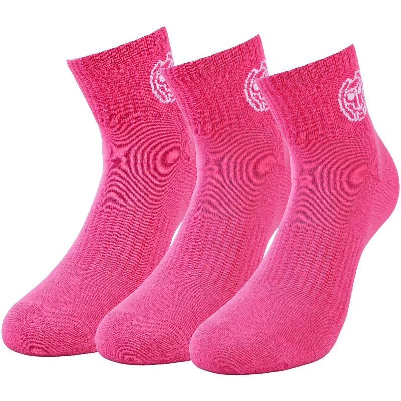 Bidi Badu Anchor Knöchelsocken Rosa 3er Pack