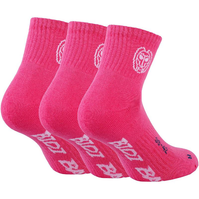 Bidi Badu Anchor Knöchelsocken Rosa 3er Pack