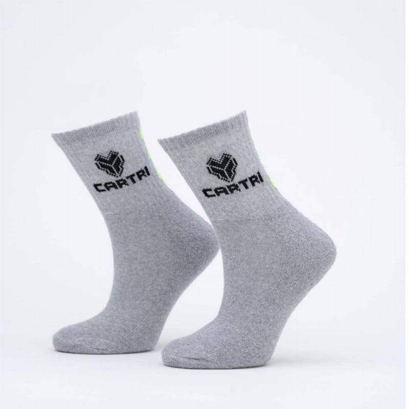 Cartri Promo Graue Socken 12 Paar