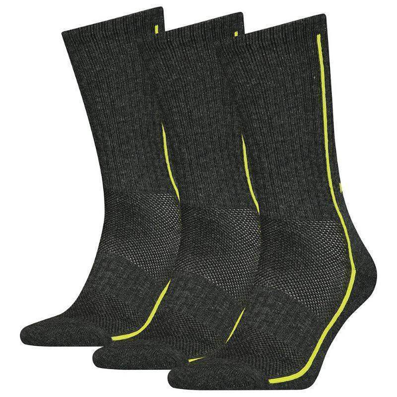 Head Performance Crew Socken Grau Limette 3 Paar