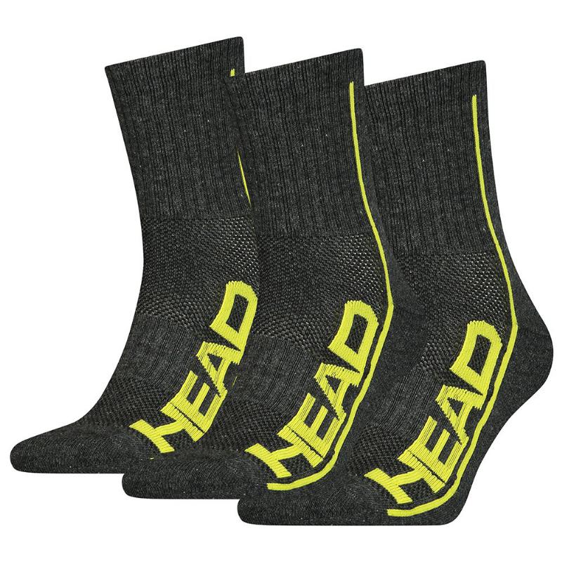 Head Performance Kurze Crew Socken Grau Lima 3 Paar