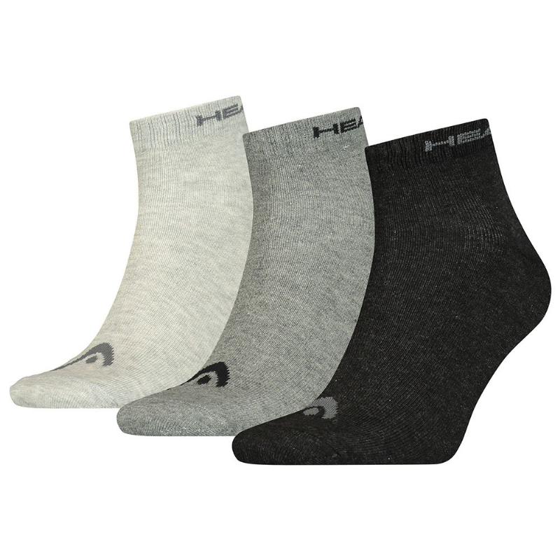 Head Quarter Grau Kombi 3 Paar Socken