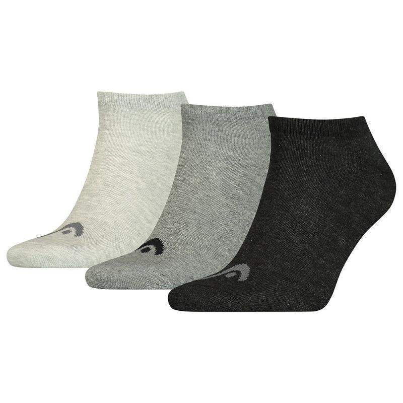 Head Sneaker Socken Grau Kombi 3 Paar