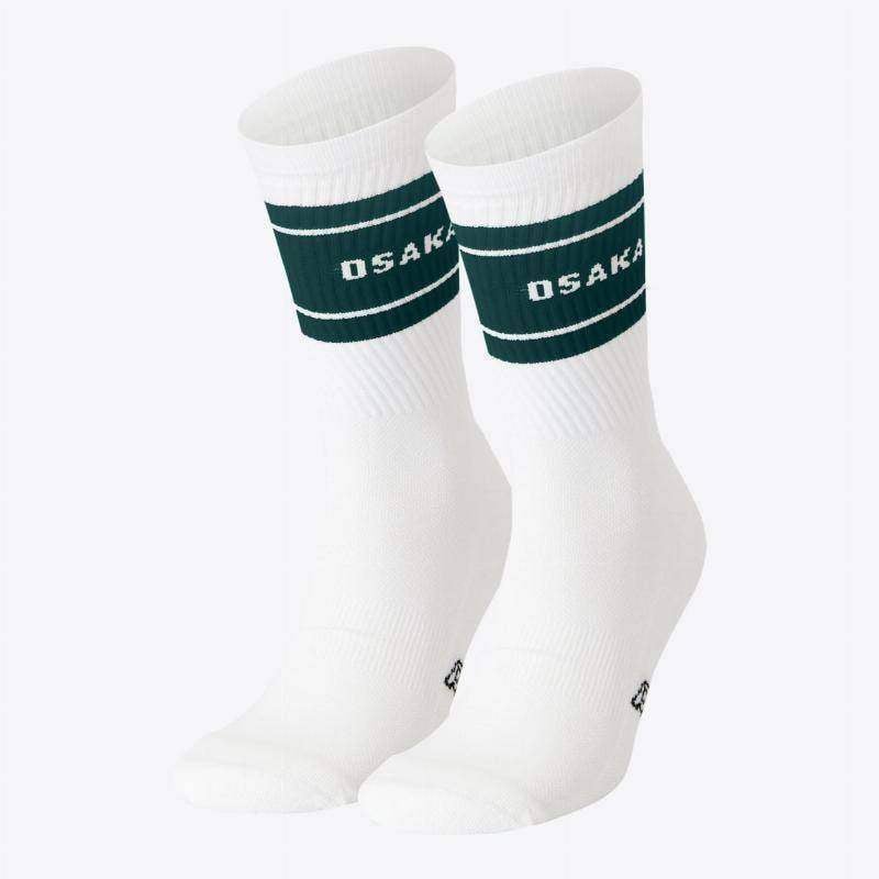Osaka Colourway Kieferngrün Weiß Socken 2 Paar