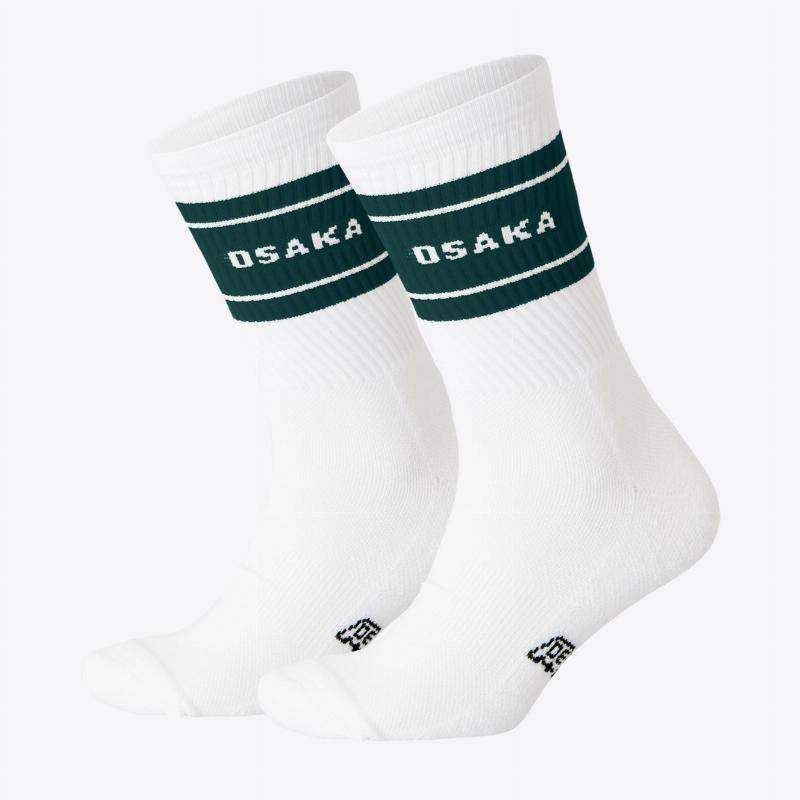 Osaka Colourway Kieferngrün Weiß Socken 2 Paar