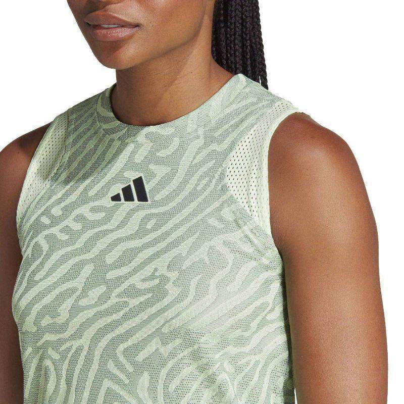 Adidas Match Pro T-Shirt Grün Grau Damen