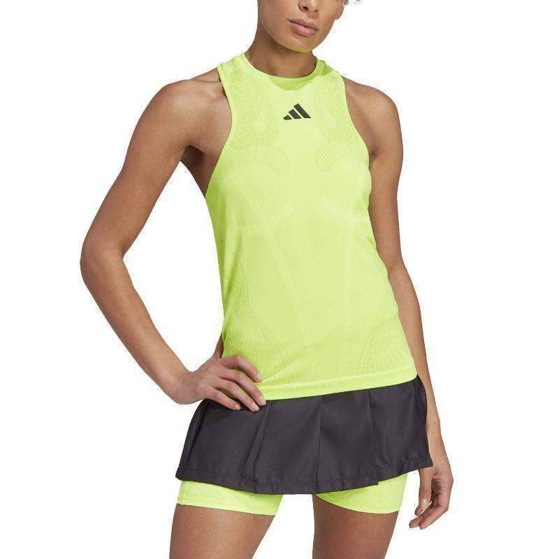 Adidas Y-Tank Aeroready Pro Limettengrün T-Shirt