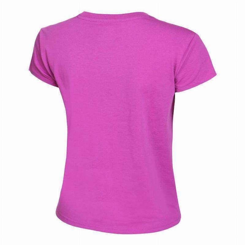 Asics Big Logo Tee Lavendel Damen-T-Shirt