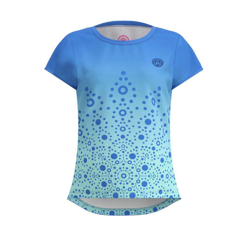 Bidi Badu Colortwist Aqua Blaues Damen-T-Shirt