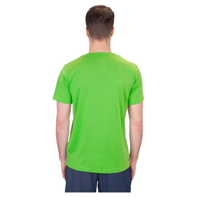 Bidi Badu Crew Inside Out V-Ausschnitt T-Shirt in Neon Grün Dunkelblau