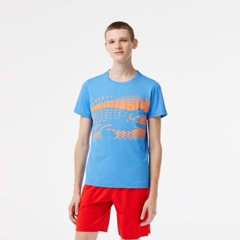 Lacoste Novak Djokovic T-Shirt Blau