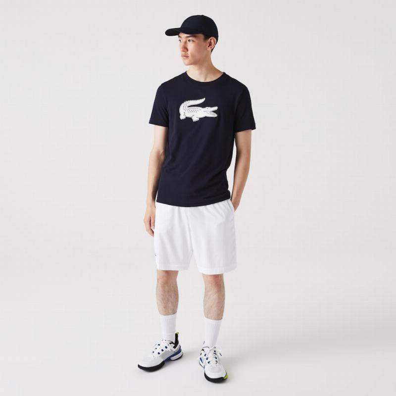 Lacoste Sport Atmungsaktives T-Shirt Dunkelblau