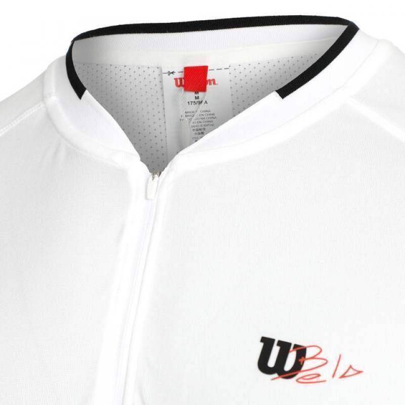 Wilson Bela Seamless Ziphnly 2. T-Shirt Weiß