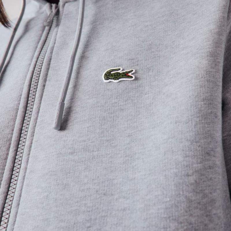 Lacoste Jogger Classic Trainingsjacke in Grau Meliert