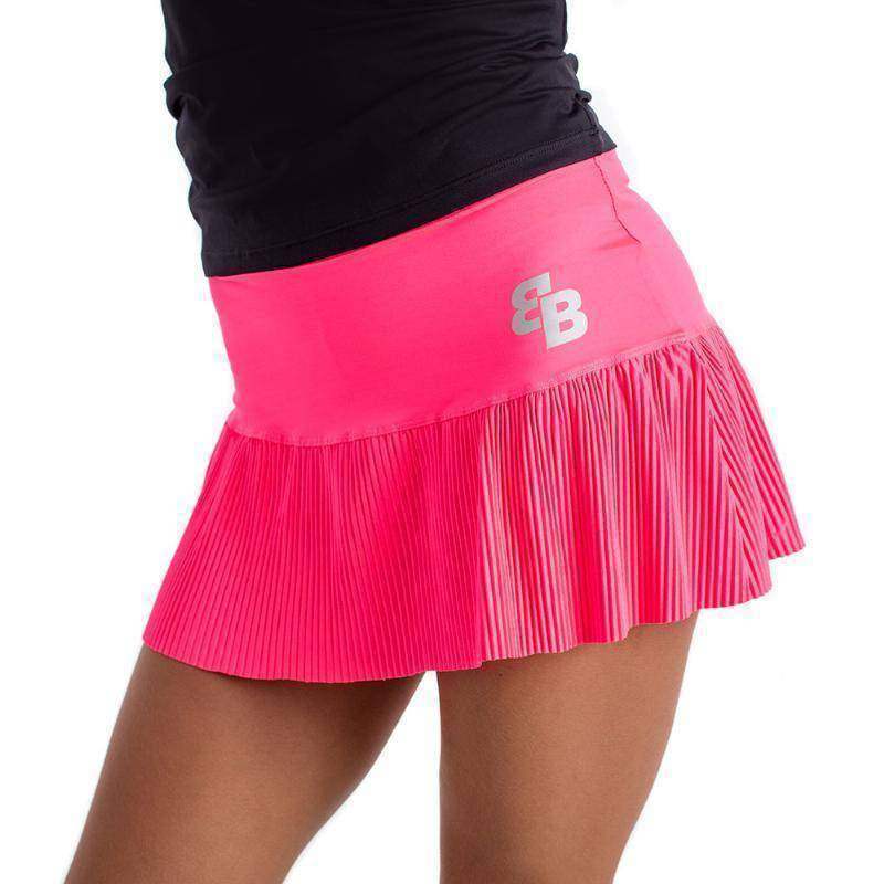 BB Wimbledon Basic Plissierter Rock in Neonrosa