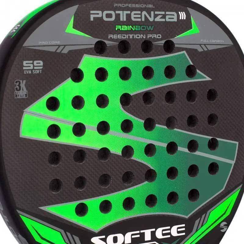 Softee Potenza Regenbogen Grün Padel-Schläger