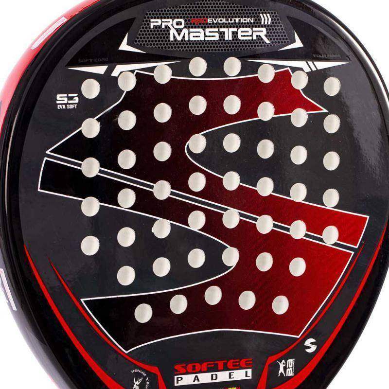 Softee Pro Master Evolution Rot Padel-Schläger