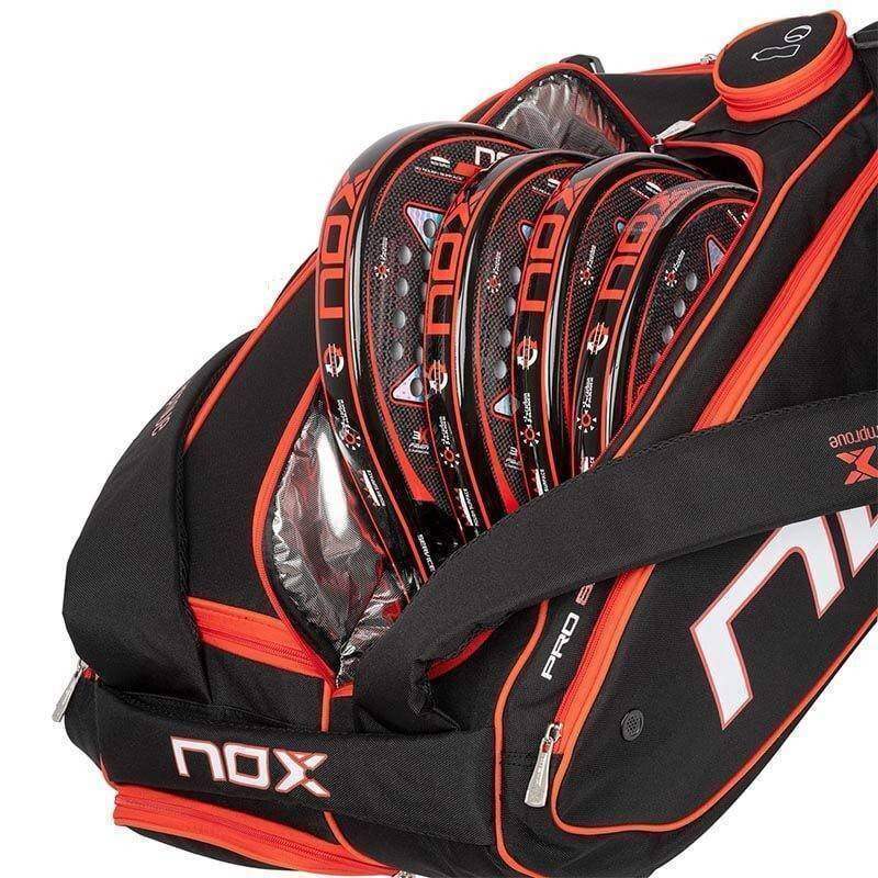 Nox AT10 XXL Padel-Tasche Schwarz Rot