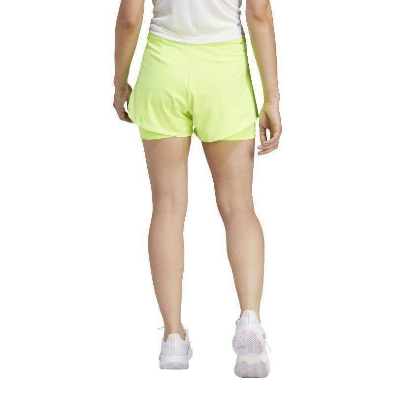 Adidas Match Neon Zitronen Kurze Hose