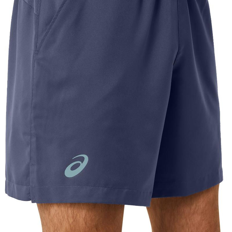 Asics Court 7IN Kurze Hose Blaues Donnergrollen