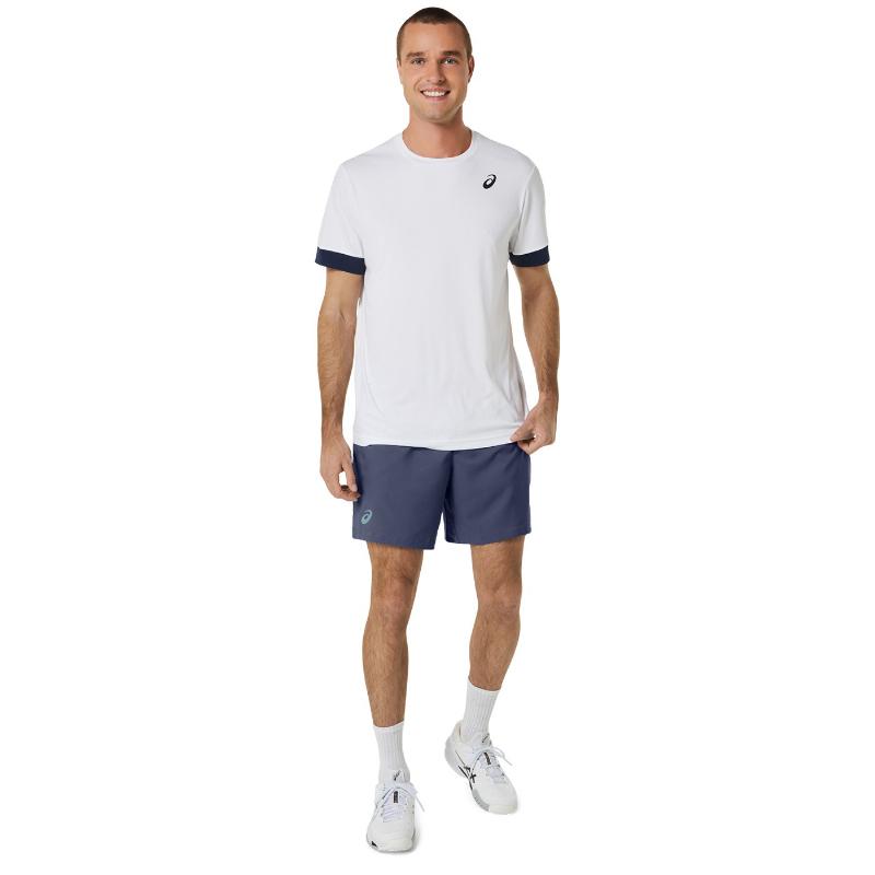 Asics Court 7IN Kurze Hose Blaues Donnergrollen