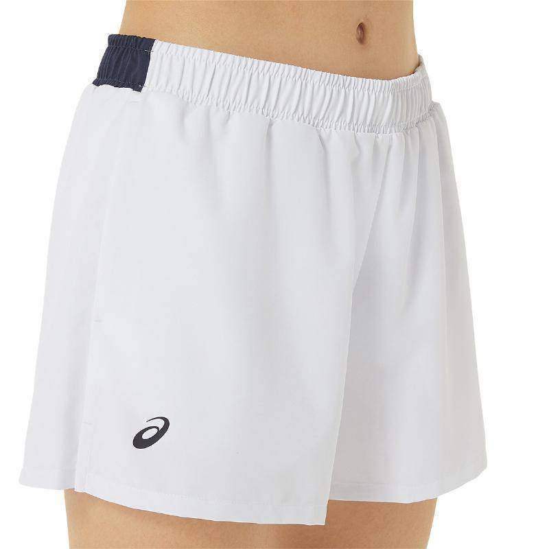 Asics Court Shorts Weiß Marine Damen