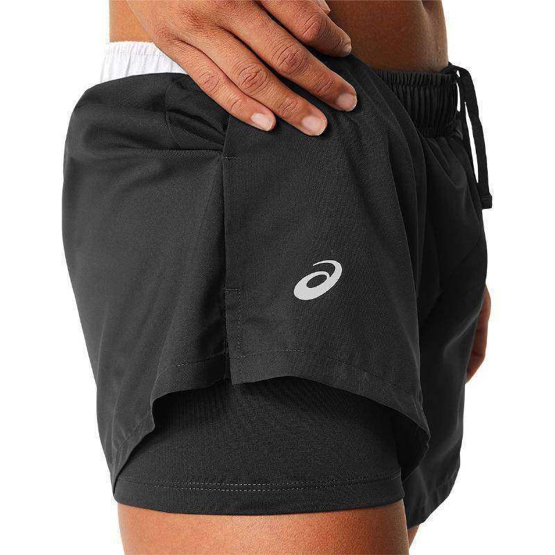 Asics Court Shorts schwarz weiß Damen