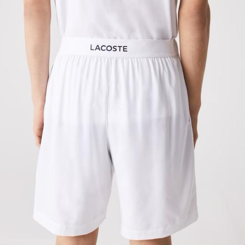 Ultraleichte Lacoste Sport Shorts Weiß