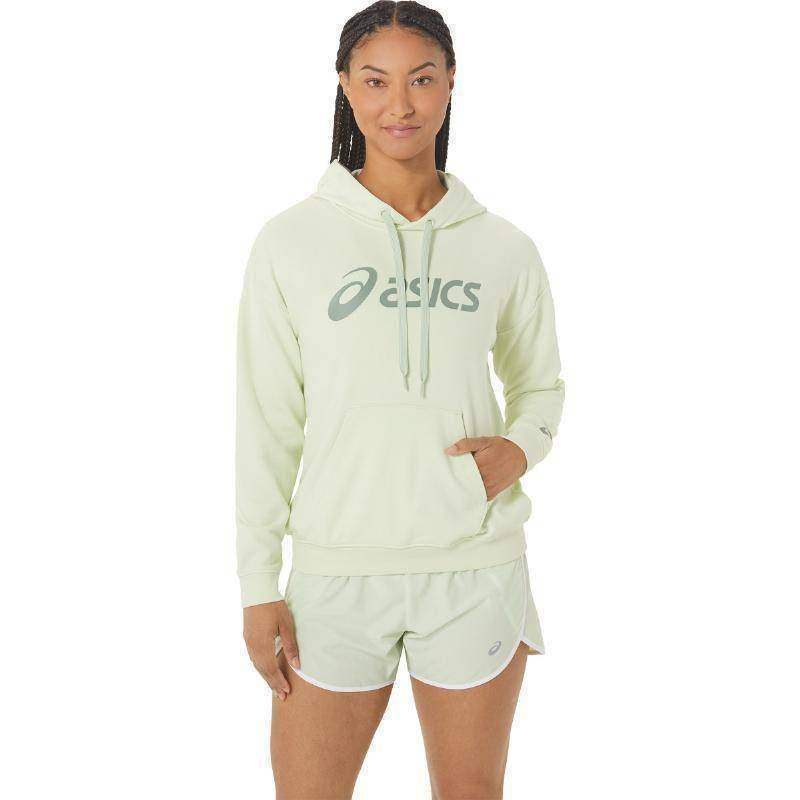 Asics Damen Sweatshirt mit großem Logo in Hellgrün