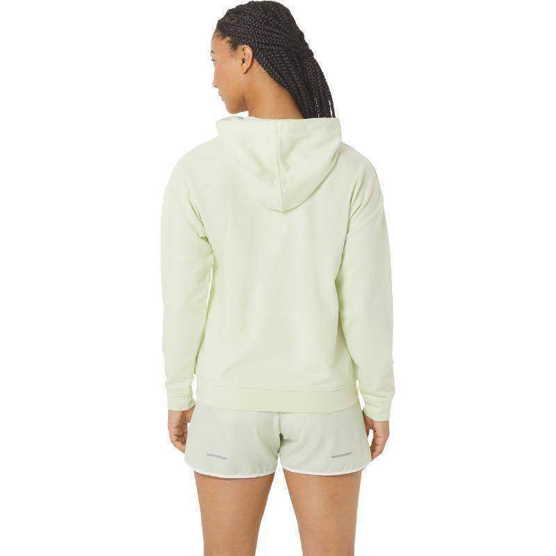 Asics Damen Sweatshirt mit großem Logo in Hellgrün