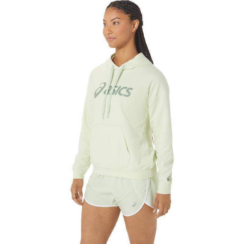 Asics Damen Sweatshirt mit großem Logo in Hellgrün