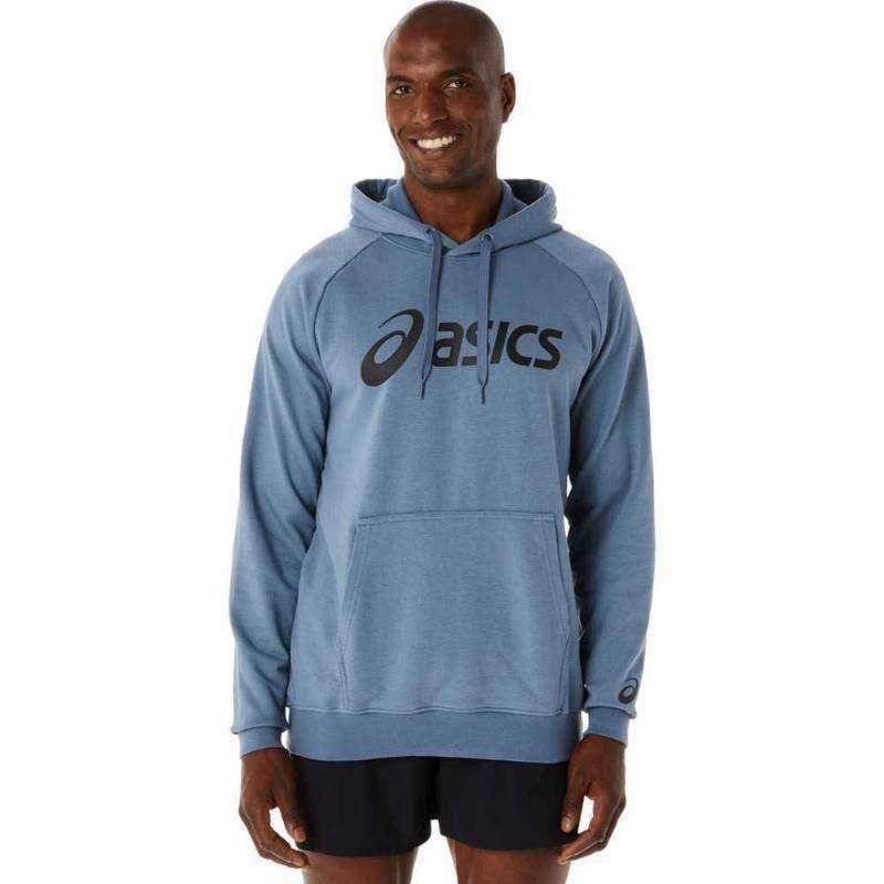 Asics Performance Sweatshirt mit großem Logo in Stahlblau