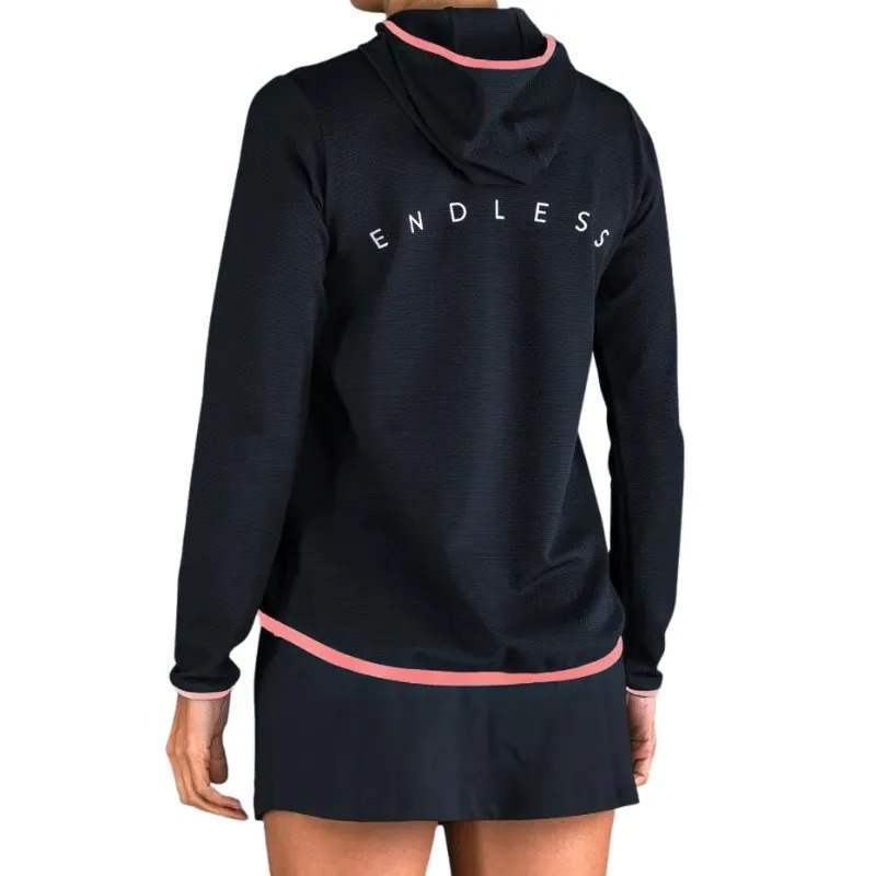 Endless Breath II Schwarzer Korallen Sweatshirt