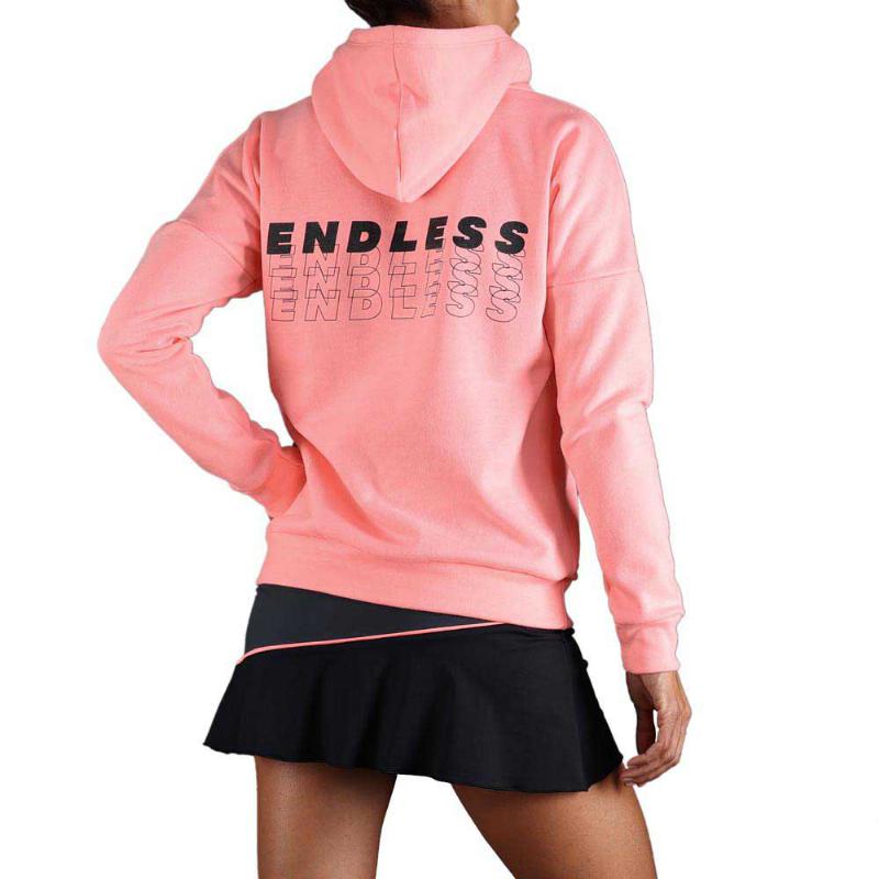 Endless Hollow Korallenfarbener Sweatshirt