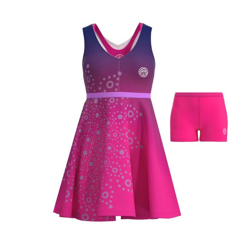 Bidi Badu Kleid Colortwist 2 In 1 Rosa Dunkelblau