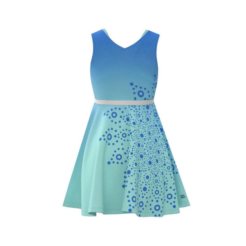 Bidi Badu Colortwist Aqua Blau Junior Kleid