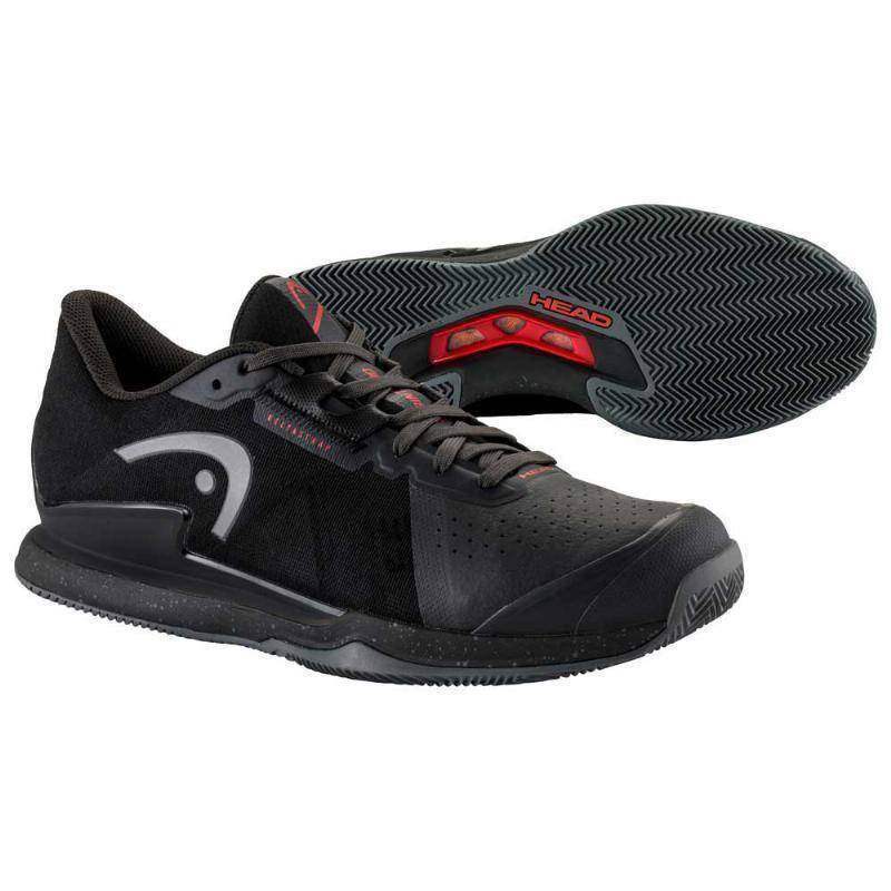 Head Sprint Pro 3.5 Clay Tennisschuh Schwarz Rot