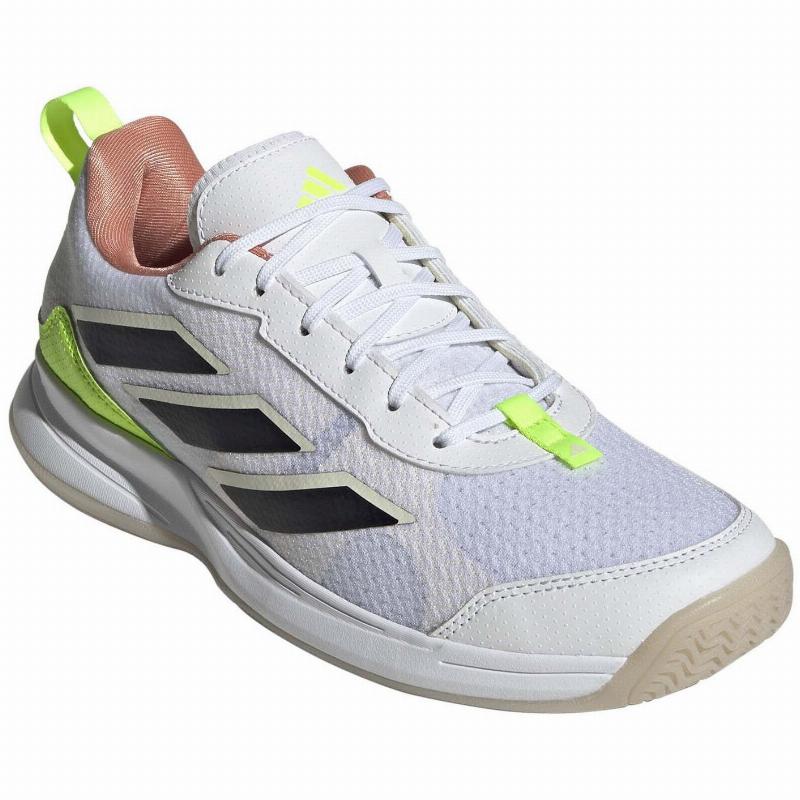 Adidas AvaFlash Damen Sneaker Weiß Neon Zitrone