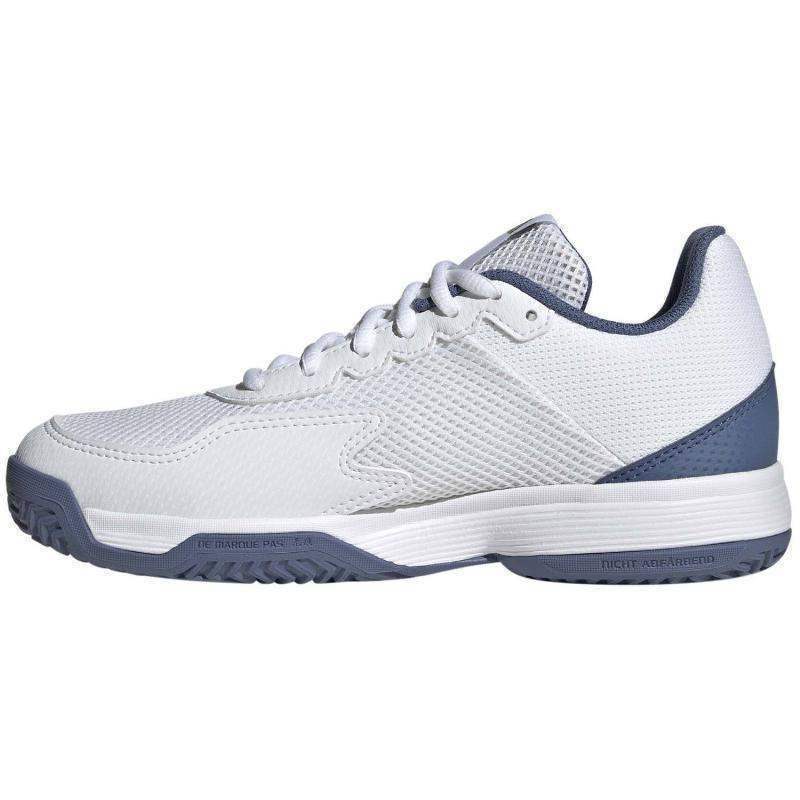 Adidas Courtflash Junior Sportschuhe Weiß Blau